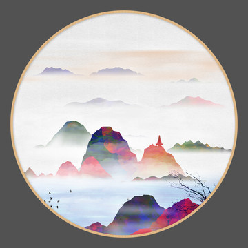 水彩水墨藝術(shù)畫(huà)
