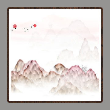 抽象山水畫(huà)