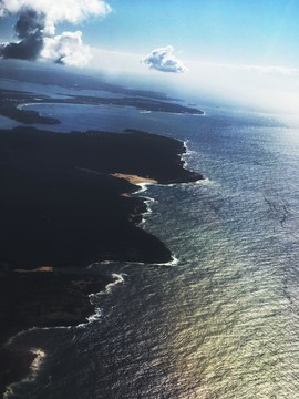 澳洲海岸线航拍