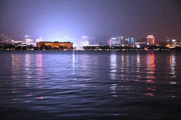 杭州西湖夜景