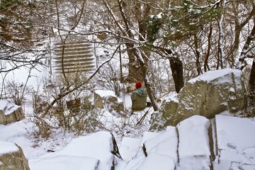 锦绣园赏雪