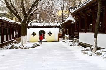 锦绣园赏雪