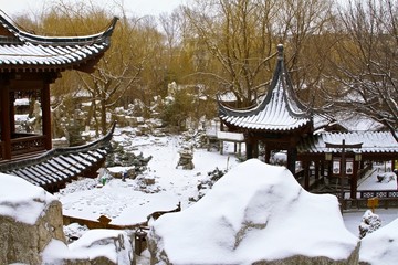 锦绣园赏雪