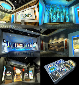 展覽館3D模型