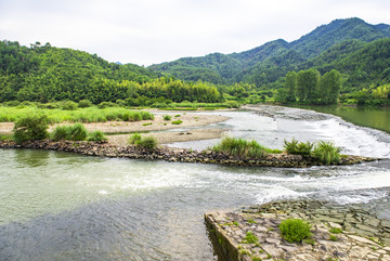 丽水古堰画乡山水画