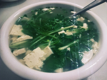 小白菜豆腐汤