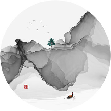 寫意山水畫
