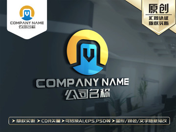 M字母标志M字母LOGO设计