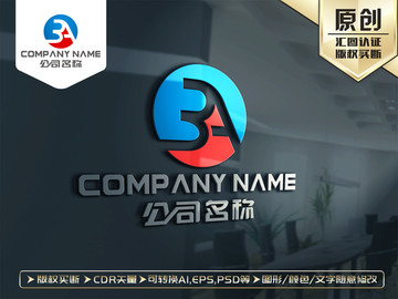 BA字母標(biāo)志BA字母LOGO