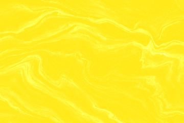 黄色喷墨大理石艺术背景