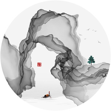 水墨山水