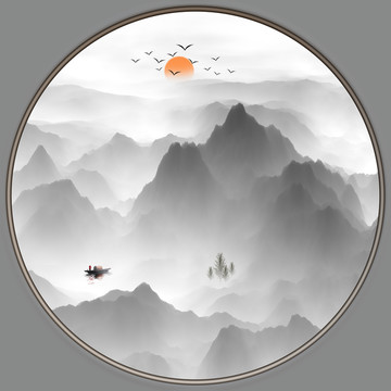 水墨山水