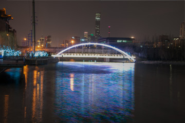 通惠河畔夜景