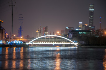 通惠河畔夜景