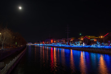 通惠河畔夜景