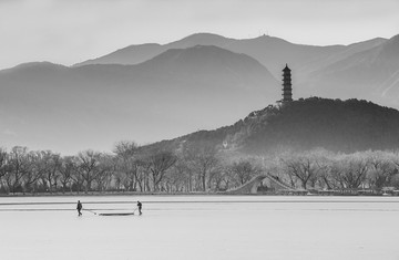 冬日的北京颐和园