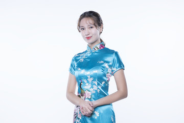 中式旗袍美女圖片大全