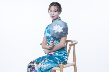 旗袍美女高清攝影圖