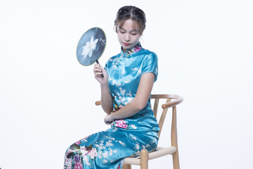 旗袍美女高清攝影圖