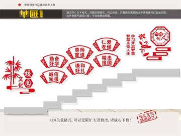 校園樓梯文化墻