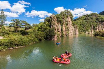 辽宁桓仁浑雅河山水漂流风光34