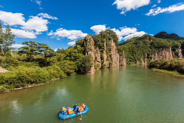 辽宁桓仁浑雅河山水漂流风光42