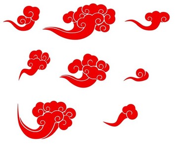 祥云矢量圖