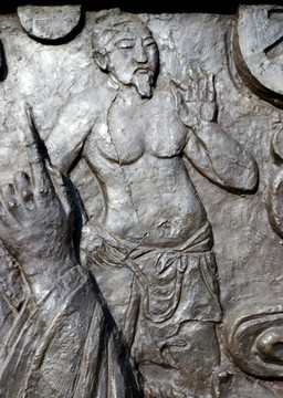 古代人物浮雕