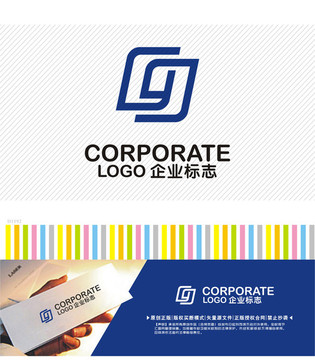 GY字母logo设计