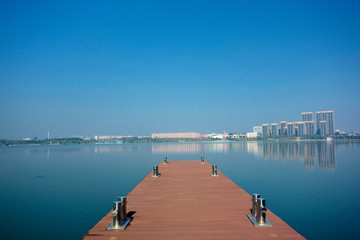 金华湖海塘公园游船码头