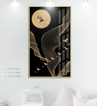 現(xiàn)代線(xiàn)條裝飾畫(huà)