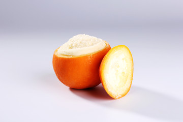 橙子水果冰淇淋
