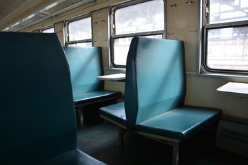 绿皮火车座位
