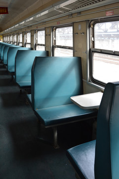老式火车座位