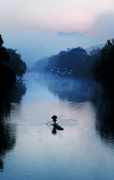 水墨山水画