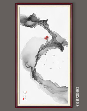 抽象意境水墨畫(huà)