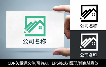 创意房地产logo标志商标设计