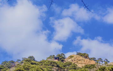 千山无量观景落针亭老君传道山峰