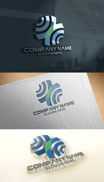 水纹声波传播logo设计
