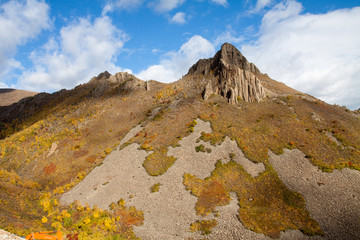 秋天的山峰