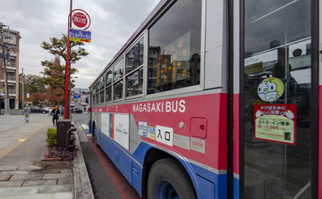日本长崎核爆公园公交车
