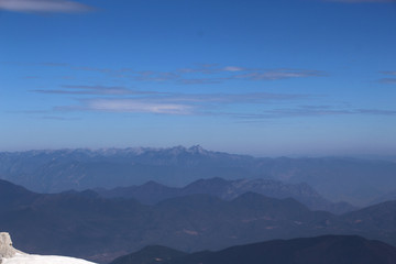 玉龙雪山观景台拍摄场景