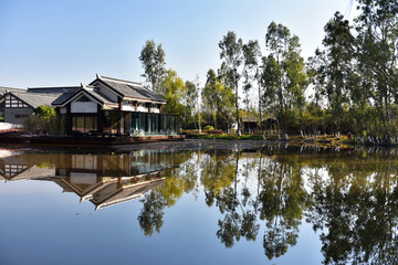 西昌邛海小渔村湿地公园