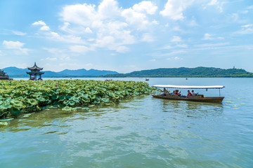 杭州西湖全景