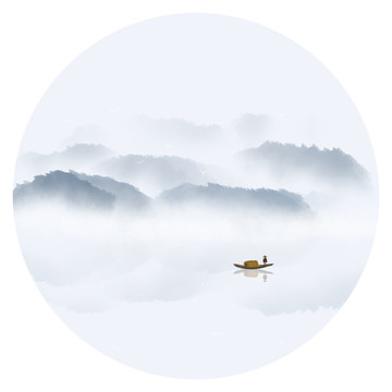 水墨山水畫