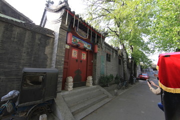 老北京民居门墩