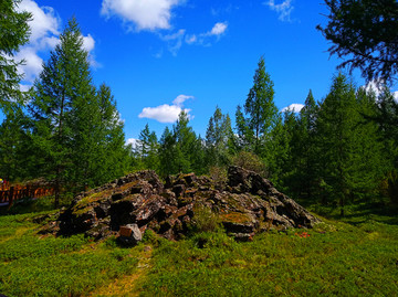 阿尔山火山地质公园风光