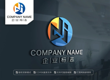DJ標志設計JD字母標志