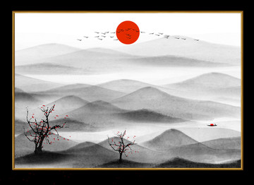 禪意山水畫(huà)