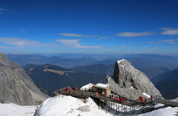 玉龙雪山冰川公园观景台